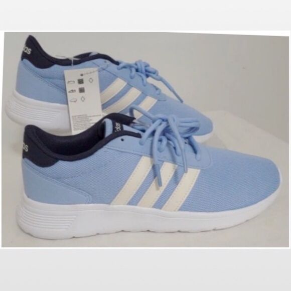New Adidas Shoes Womens Size 6.5 Blue White Athletic Active Sneakers Logo NWT - Picture 7 of 16